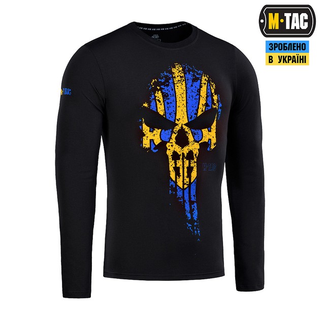 M-Tac футболка Месник длинный рукав Black/Yellow/Blue 2XL - изображение 1