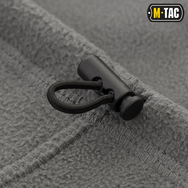 M-Tac шарф-труба Elite короткий с затяжкой флис (270г/м2) Grey S/M - изображение 2