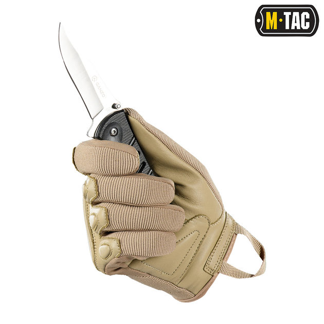 M-Tac перчатки Assault Tactical Mk.2 Khaki S - изображение 2