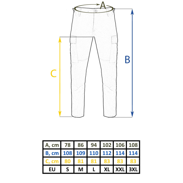 Штани польові Teesar BDU Rip-Stop Slim Fit Olive M - зображення 2