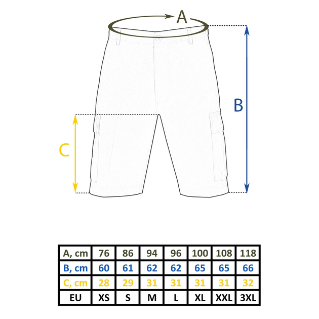 Шорты MIL-TEC Bermuda Rip-Stop Black XL - изображение 2