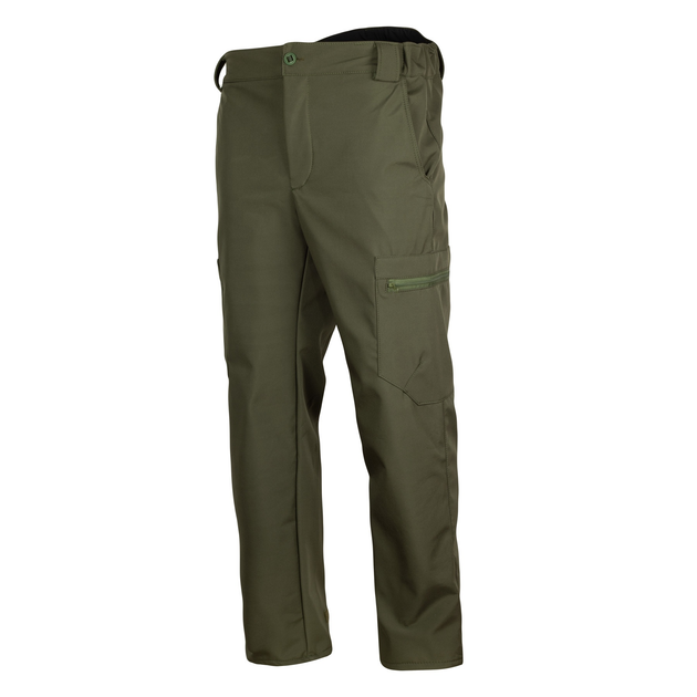 Штаны зимние Vik-Tailor SoftShell Olive 56 - изображение 1