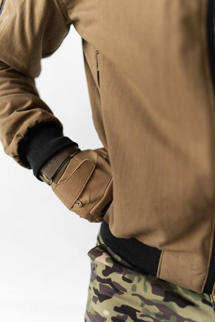 Куртка-бомбер "Пилот" LOGOS демисезонная без шеврона койот M - изображение 2