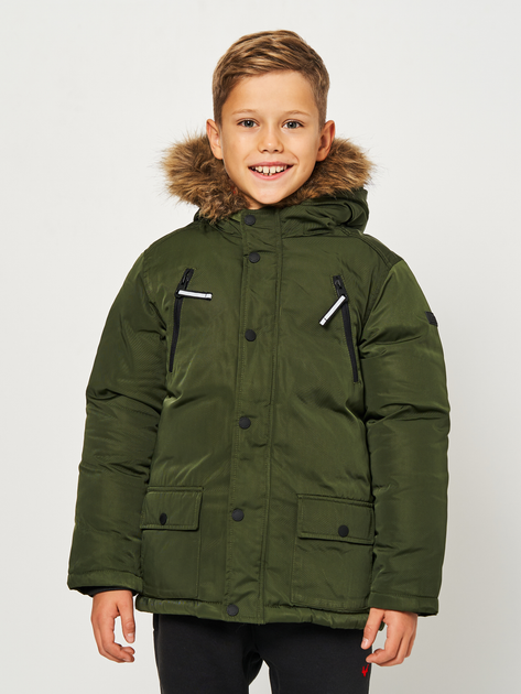 Подростковая демисезонная длинная куртка для мальчика Minoti 15coat 36 ...