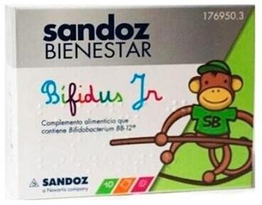 Probiotyk Sandoz Bienestar Bifidus Junior 10 Sachets (8470001769503) - obraz 1