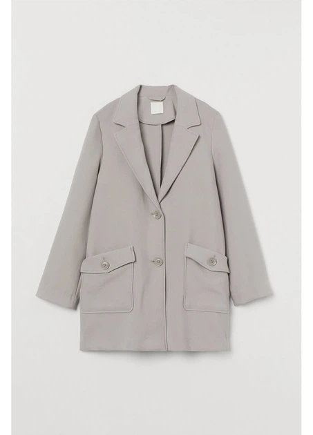 Пальто H&M XL Бежевий 0861660_беж_03 - Фото 1 Пальто H&M XL Бежевий 0861660_беж_03 - зображення 1