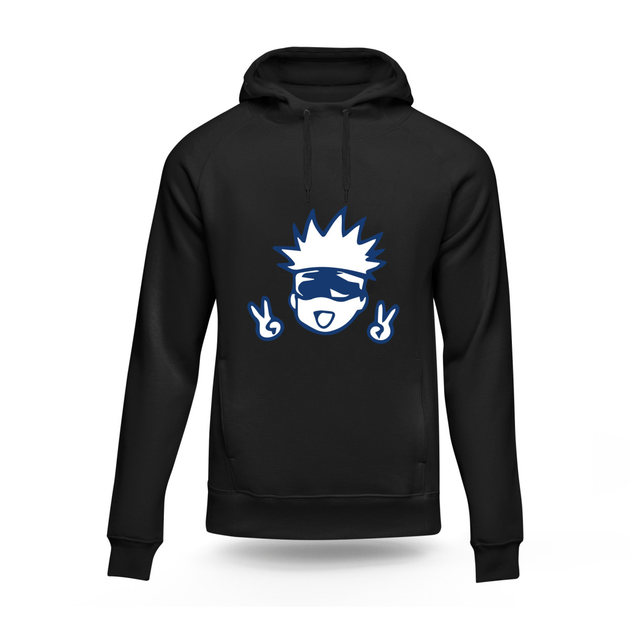 Худи Годжо Сатору Gojo Satoru Магическая битва Jujutsu Kaisen Черная L ...