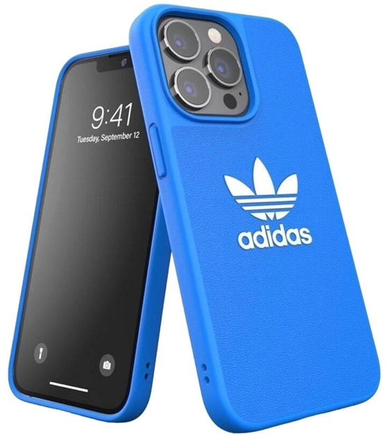 Etui plecki Adidas OR Moulded Case Basic do Apple iPhone 13/13 Pro Blue (8718846095556) - obraz 1