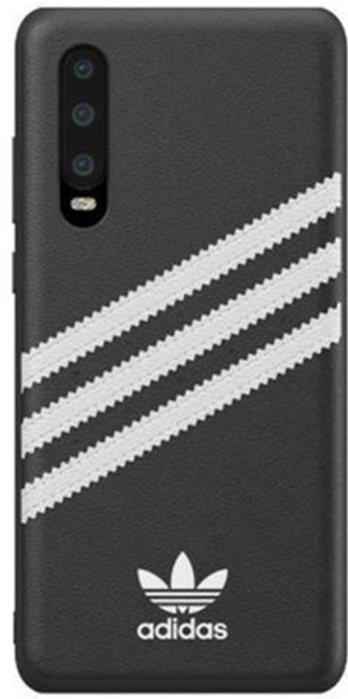 Etui plecki Adidas OR Moulded PU FW19 do Huawei P30 Black-white (8718846070041) - obraz 1