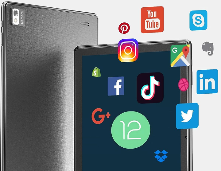 Планшет 10.1" SGIN T10 4/64Gb 8 ядер Android 12 6000 mAh Черный - изображение 2