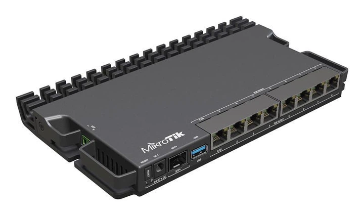 Маршрутизатор MikroTik RB5009UPr+S+IN ( Black ) - Фото 2 Маршрутизатор MikroTik RB5009UPr+S+IN ( Black ) - изображение 2