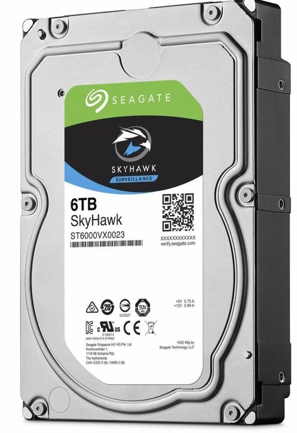 Накопичувач HDD SATA 6.0TB Seagate SkyHawk Surveillance 256MB (ST6000VX001) ( 3.5" ) 31609 - изображение 2
