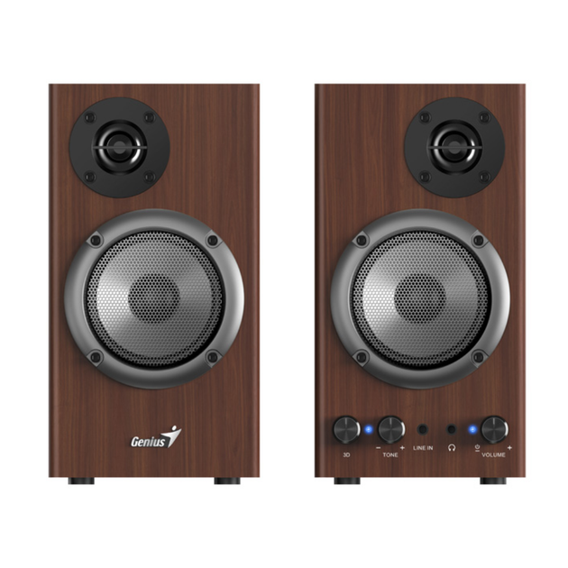 Компьютерные колонки Genius SP-HF500B 16Вт Дерево (31730047400) - Фото 1 Компьютерные колонки Genius SP-HF500B 16Вт Дерево (31730047400) - изображение 1