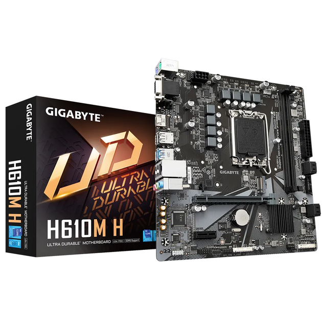 Материнская плата Gigabyte H610M H Socket 1700/MicroATX/2xDDR4 - изображение 4