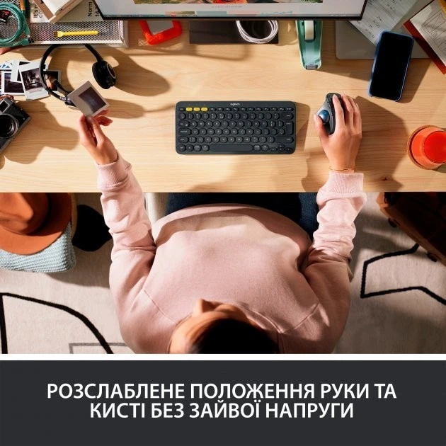 Миша Logitech Ergo M575 Bluetooth Graphite (910-005872) - изображение 6