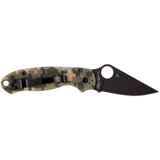 Нож Spyderco Para 3 Black Blade G10 Camo (C223GPCMOBK) - изображение 2