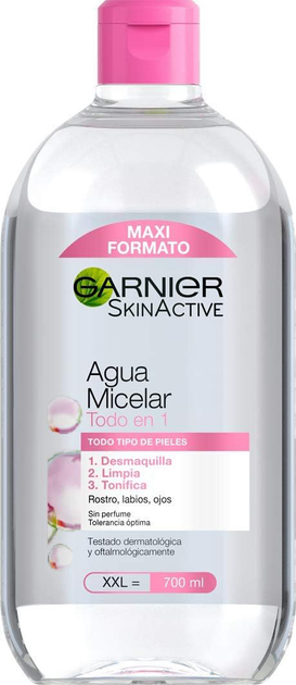 Woda micelarna Garnier Skinactive Micellar Water All In 1 700 ml (3600541938533) - obraz 1