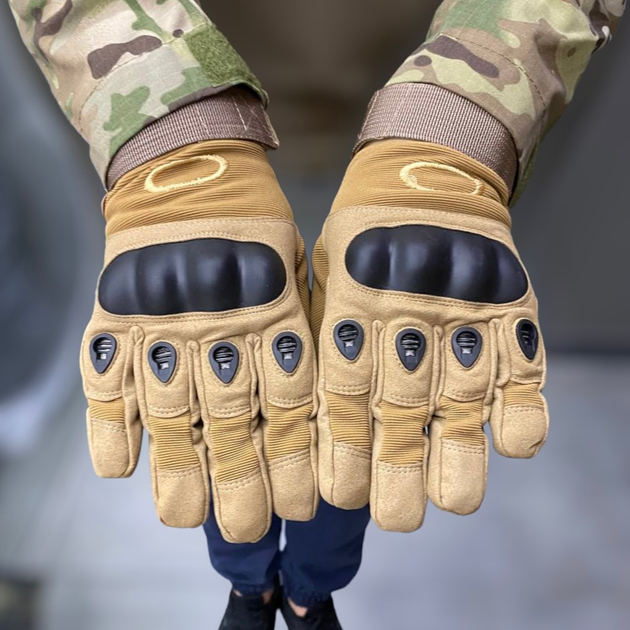 Перчатки тактические пальцевые, цвет Койот, размер M - изображение 1