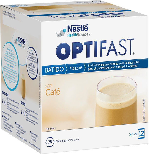 Коктейль Optifast Coffee Flavored Smoothie 9 шт (8470002170834) - зображення 1