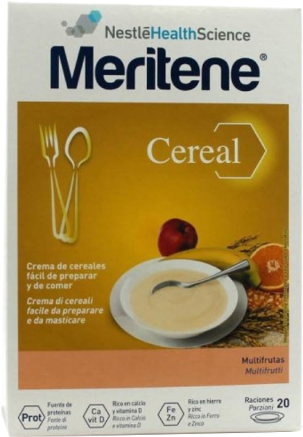 Каша Meritene Cereales Con Multifruta 20 Raciones (8470001800572) - зображення 1
