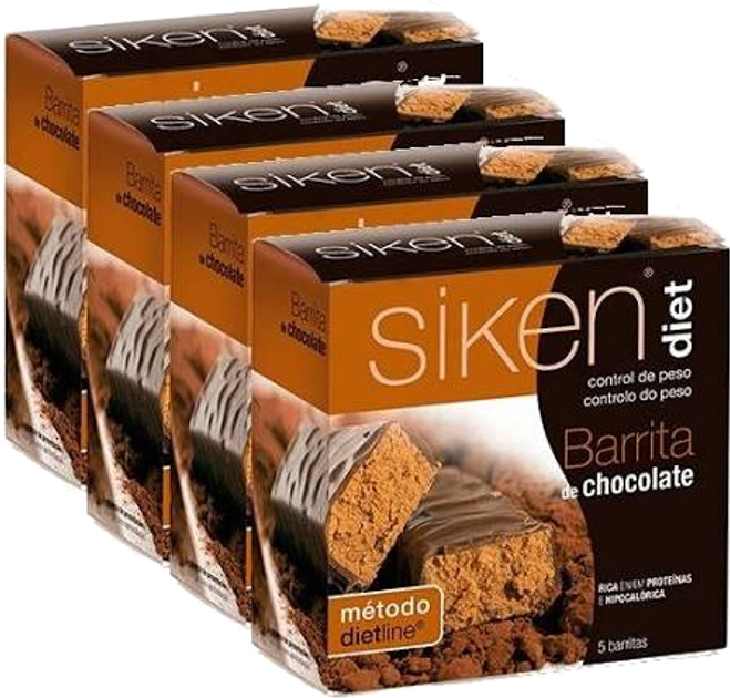Substytut diety Siken Vanilla-Caramel Bar 5 Units (8424657105215) - obraz 1