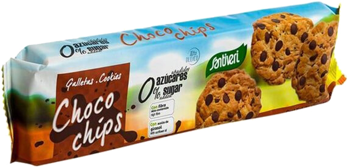 Печиво Santiveri Biscuits Chocochips 185 г (8412170029002) - зображення 1