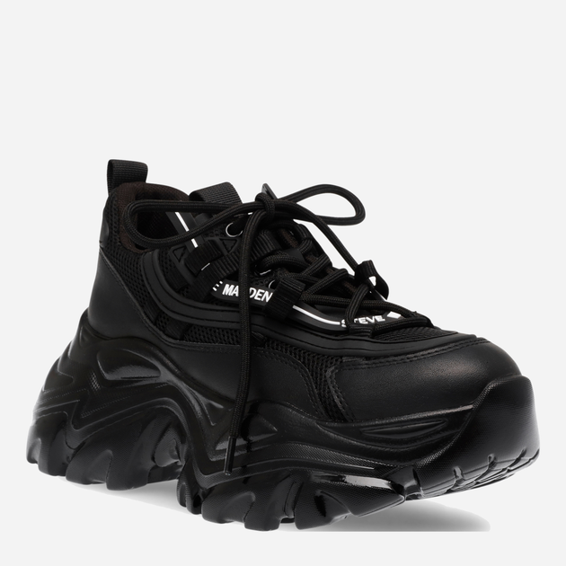 Жіночі снікери Steve Madden Recoupe Sneaker SM11002328-184 40 25.4 см Чорні (8720236944733) - зображення 2