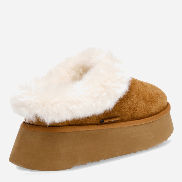 Śniegowce mukluki damskie z futerkiem Steve Madden Chaplin Slide SM11002735-839 37 23 cm Brązowe (8720857266993) - obraz 3