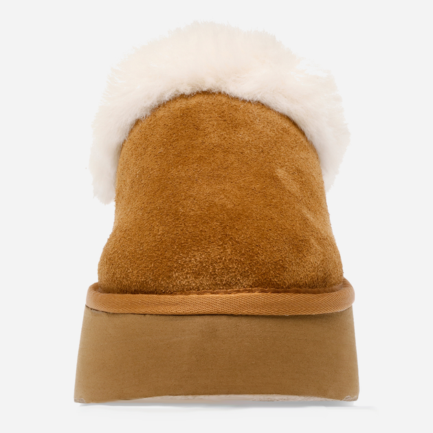 Śniegowce mukluki damskie z futerkiem Steve Madden Chaplin Slide SM11002735-839 37 23 cm Brązowe (8720857266993) - obraz 4
