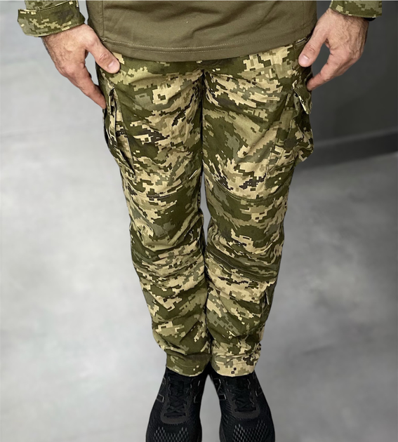 Штани тактичні Wolftrap, розмір XXL, бавовна, український піксель, штани для військових - зображення 1