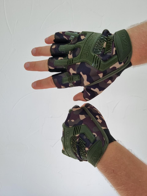 Тактичні рукавички без пальців Mechanix Mpact, Мультикам, розмір XXL - зображення 1