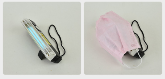 Кишеньковий антисептик із вбудованим ліхтариком для антибактеріального очищення - зображення 2