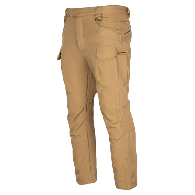 Тактические штаны утепленные Vik-Tailor SoftShell Coyote S - изображение 1