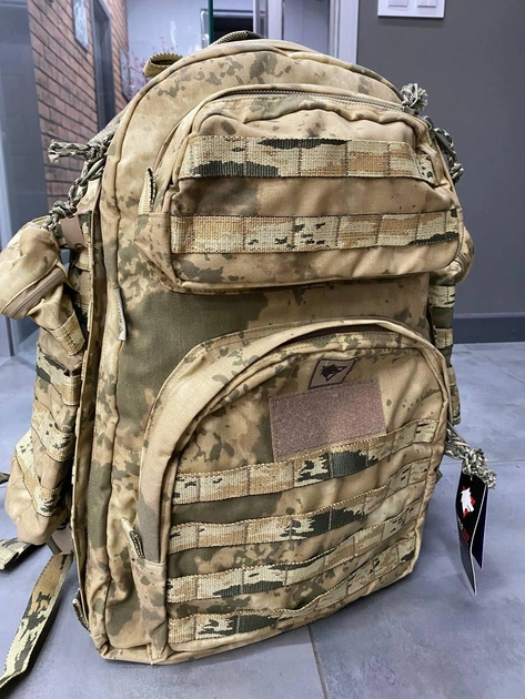 Військовий рюкзак 80 л з РПС, WOLFTRAP, колір Жандарм, тактичний рюкзак для військових, армійський рюкзак для солдатів - зображення 1