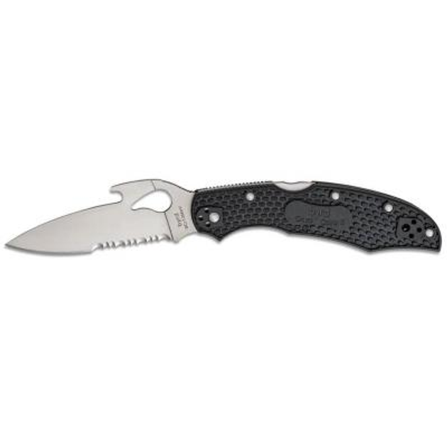 Ніж Spyderco Byrd Cara Cara 2 Emerson полусеррейтор (BY03PSBK2W) - зображення 1