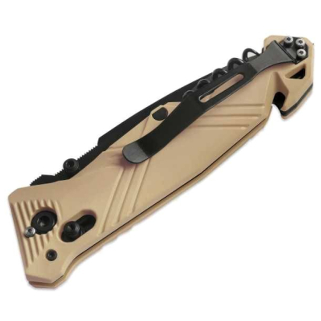 Нож Outdoor CAC Nitrox Serrator PA6 Sand (11060102) - изображение 2