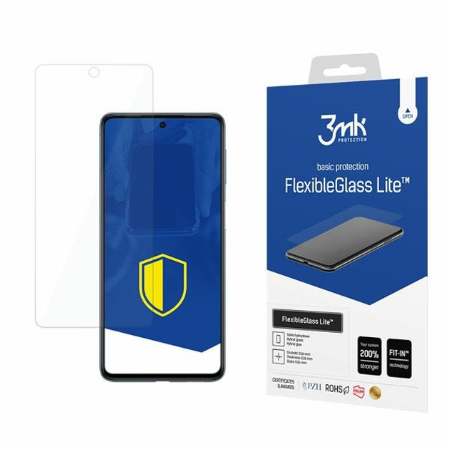 Szkło hybrydowe 3MK FlexibleGlass Lite do Samsung Galaxy M53 5G (5903108471817) - obraz 2