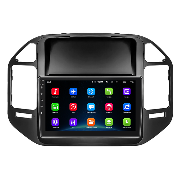Штатная магнитола 9" Lesko для Mitsubishi Pajero III Рестайлинг 2002-2006 2/32Gb/ Wi-Fi GPS Optima Митцубиси - изображение 2