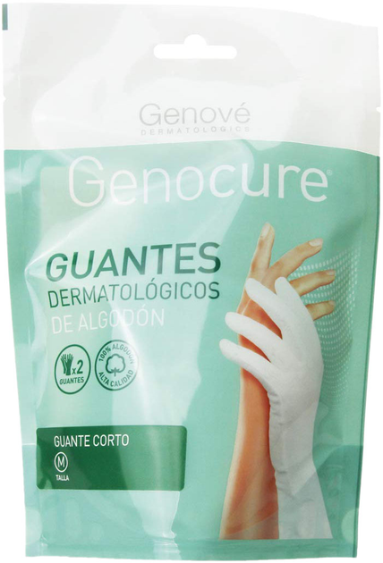 Rękawiczki medyczne Genove Guantes Dermat Algodón Talla Mediana M (98423372034282) - obraz 1