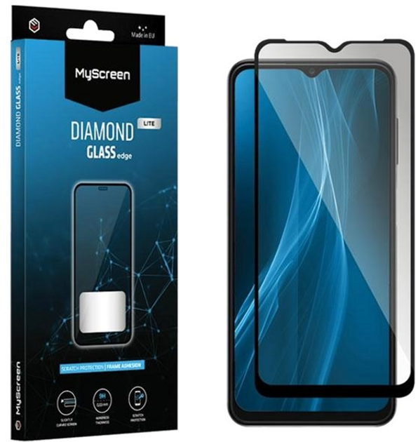 Szkło hartowane MyScreen Diamond Glass Edge Lite do Nokia C22/C32 black (5904433221689) - obraz 1