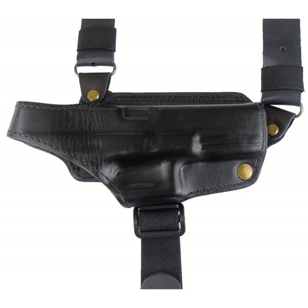 Кобура Медан для Glock 17 оперативная кожаная формованная с комбинированным креплением (1004 Glock 17 ) - изображение 2