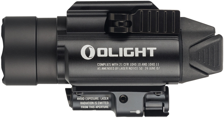 Оружейный подствольный фонарь Olight Baldr Pro Black с зеленым ЛЦУ - изображение 2