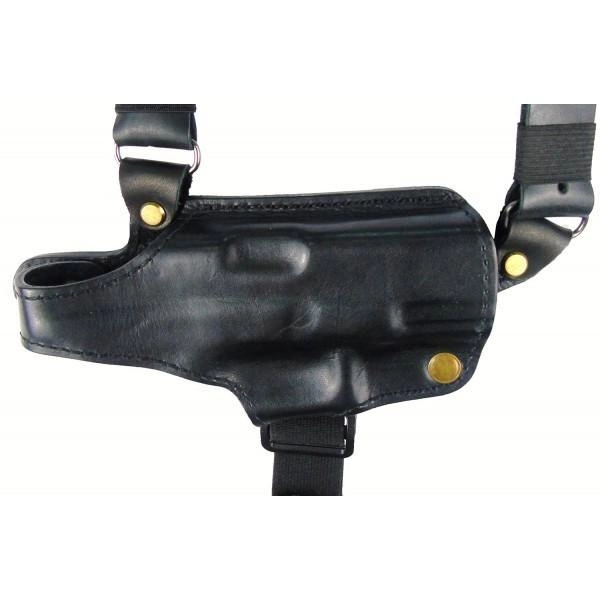 Кобура Медан для Glock 19 оперативная кожаная формованная с кожаным креплением (1005 Glock 19 ) - изображение 2