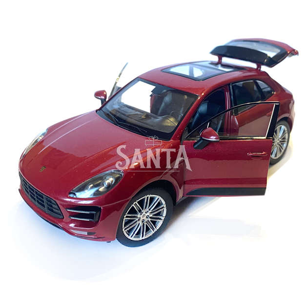 Іграшкова машинка металева WELLY 1:24 PORSCHE MACAN TURBO, порше меган турбо, відкр.двері, багажник, червоний, 19*7.5*7см, (24047W) - Фото 2 Іграшкова машинка металева WELLY 1:24 PORSCHE MACAN TURBO, порше меган турбо, відкр.двері, багажник, червоний, 19*7.5*7см, (24047W) - зображення 2
