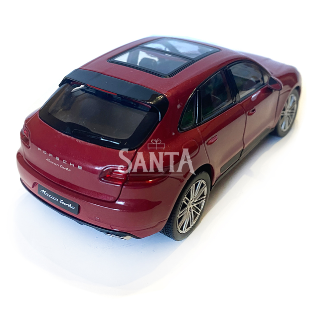 Іграшкова машинка металева WELLY 1:24 PORSCHE MACAN TURBO, порше меган турбо, відкр.двері, багажник, червоний, 19*7.5*7см, (24047W) - Фото 7 Іграшкова машинка металева WELLY 1:24 PORSCHE MACAN TURBO, порше меган турбо, відкр.двері, багажник, червоний, 19*7.5*7см, (24047W) - зображення 7