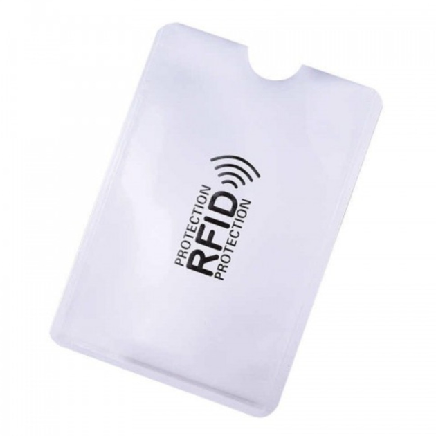 Защитный RFID чехол для кредитной карты, белый купить в Перми, цена в каталоге интернет-магазина