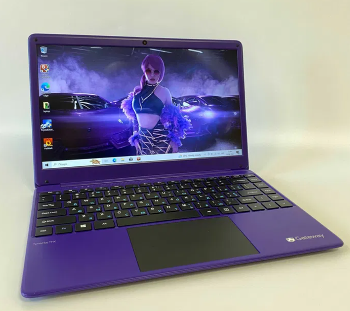Ультрабук Gateway GWTN141-5PR / 14.1" (1920x1080) IPS / Intel Celeron N4020 (2 ядра по 1.1 - 2.8 GHz) / 4 GB DDR4 / 320 GB SSD / Intel UHD Graphics 600 / WebCam / NEW АКБ б/в - зображення 2