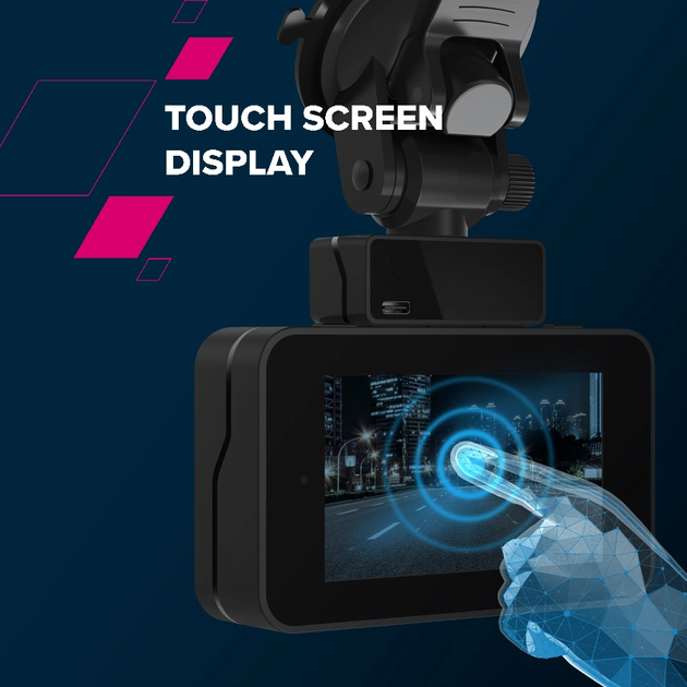 Відеореєстратор CANYON CND-DVR25 GPS WQHD, Wi-Fi, GPS Black (CND-DVR25GPS) - зображення 8