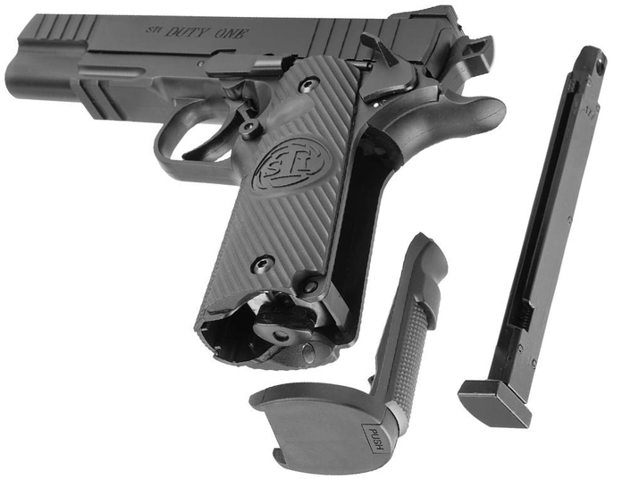 Пистолет пневматический ASG STI Duty One 4,5 мм BB (металл) - изображение 2
