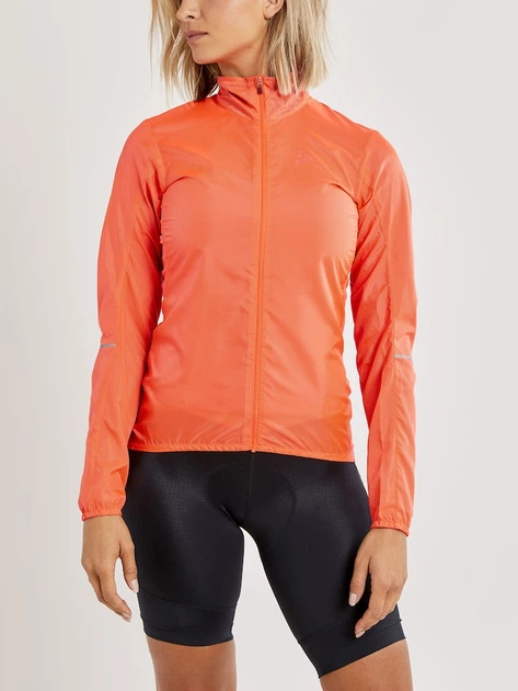 Женская велокуртка Craft Essence Light Wind Jacket Women 1908792 825000 SHOCK M - Фото 5 Женская велокуртка Craft Essence Light Wind Jacket Women 1908792 825000 SHOCK M - изображение 5
